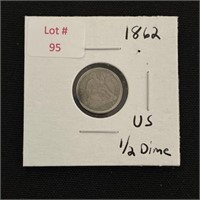 1862 U.S. Half Dime