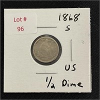 1868-S U.S. Half Dime