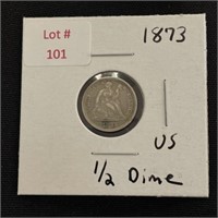 1873 U.S. Half Dime
