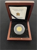 2001 Gold Maple Leaf $10 Canadian Coin (1/4 oz)