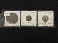 3 Early U.S. Coins