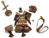 Samurai Warrior Japanese Miniature Costume.