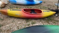 KAYAK-  OLD TOWN OTTER XT - 9 FT, YELLOW, ORANGE