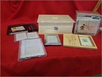 RECIPE BOX, PICTURE FRAMES,  CALLIGRAPHY,  CARD