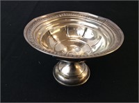 Small Sterling Silver Pedestal Dish