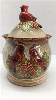 Fall Colors Stoneware Canister