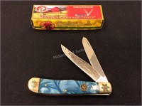 New Crowing Rooster Pocket Knife
