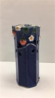 2001 Art Glazed Pottery Candle Holder