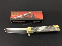 New Steel Warrior Folding Knife