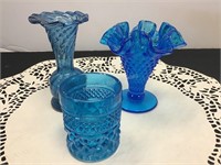 Aqua. Lue Glass Collectibles