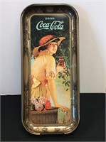 Large Coca-Cola Tray with Young Lady