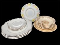Assorted China and Milk Glass