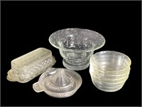 Clear Glass Dishware