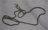 18" Sterling Silver Necklace Made in Italy