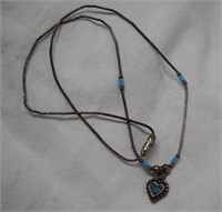 Sterling Silver & Turquoise Necklace