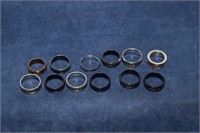 (12) Stainless Steel Bands w/ Various Sizes