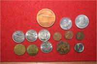 Tokens, Medallion, Lincoln Wheat Pennies and More