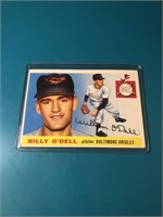 1955 Topps #57 Billy O’Dell ROOKIE CARD – Baltimor