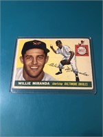 1955 Topps #154 Willie Miranda – Baltimore Orioles