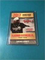 RARE 2017 Vladimir Guerrero Jr. GOLD ROOKIE CARD –