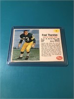 1962 Post Cereal #14 Fuzzy Thurston ROOKIE CARD –
