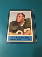 1964 Philadelphia Willie Davis ROOKIE CARD – Green
