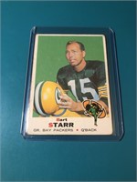 1969 Topps Bart Starr – Green Bay Packers Alabama
