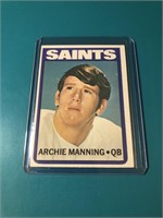 1972 Topps Archie Manning ROOKIE CARD – New Orlean