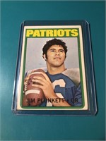 1972 Topps Jim Plunkett ROOKIE CARD – Patriots Oak