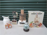 2 'ROBOT COUPE FOOD PROCESSORS, GINGER JAR, ETC.