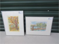 2 FRAMED JACK CAMPBELL LTD ED PRINTS