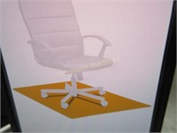 Polycarbonate carpet chair mat