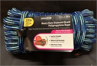 50’ Diamond Braid Heavy Duty Rope