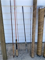 Fishing Rods and Carrying Case