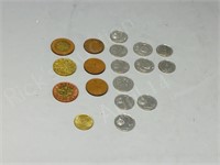 assorted coins Czech Republic