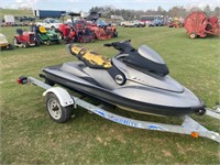 SeaDoo Jet Ski with Trailer (no title for either)