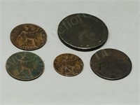 vintage coins-England