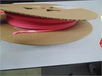 200 Feet of 1/4 Inch Heat Shrink Red/Pink Tubing