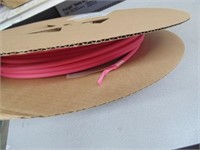 200 Feet of 1/4 Inch Heat Shrink Red/Pink Tubing