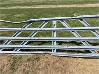 (1)  14 Ft Galvanized Gate