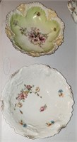 Two antique serving bowls Bavarian style B