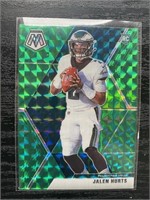 2020 Panini Prizm Jalen Hurts Green Mosaic RC