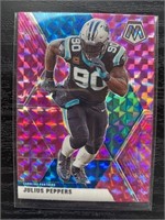 2020 Panini Prizm Julius Peppers Pink Mosaic Card