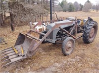 Ford 9N tractor with loader