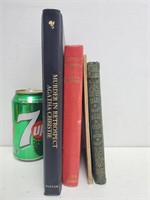4 livres anglais vintage