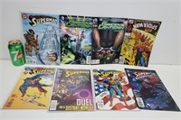 Lot de 8 comics Green Lantern,  Superman,