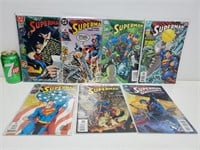 Lot de 7 comics Superman