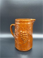 Antique Earthenware Pitcher / Pichet en grès 9"