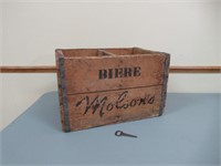 Molson's Crate & Opener / Caisse, ouvre-bouteille