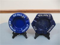 Molson's & O'Keefe Ashtrays / Cendriers